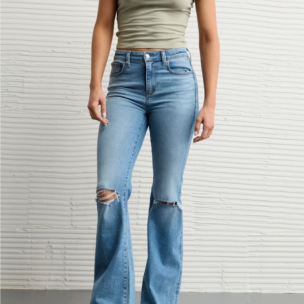 American Eagle Outfitters Blue Boot Cut Jeans